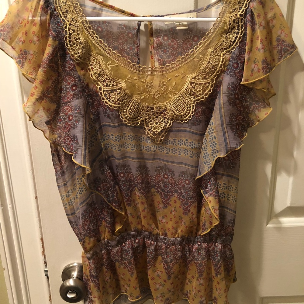 Forever 21 LN blouse Small BOHO